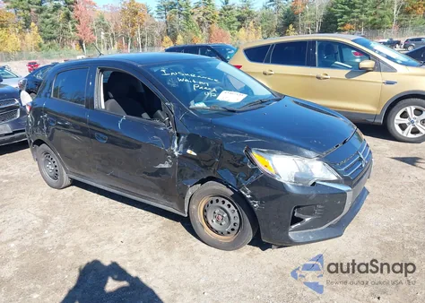 2021 Mitsubishi Mirage Carbonite Edition/Es/Le from USA, damaged, VIN ML32AUHJ6MH012366